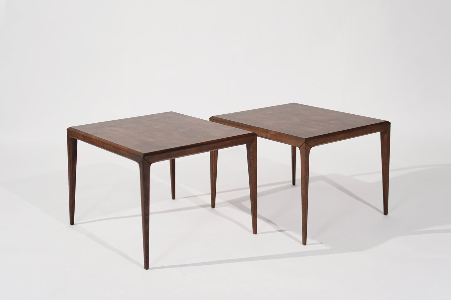 Large-Scale Teak End Tables by Johannes Andersen, Denmark, C. 1950s