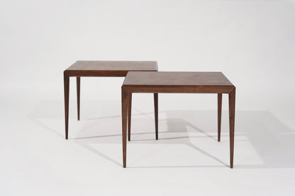 Large-Scale Teak End Tables by Johannes Andersen, Denmark, C. 1950s