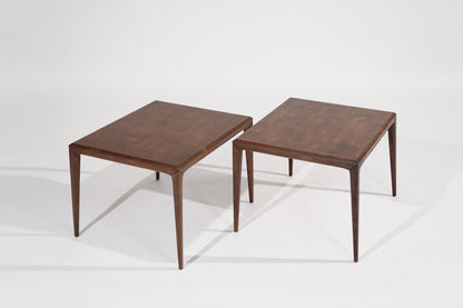 Large-Scale Teak End Tables by Johannes Andersen, Denmark, C. 1950s