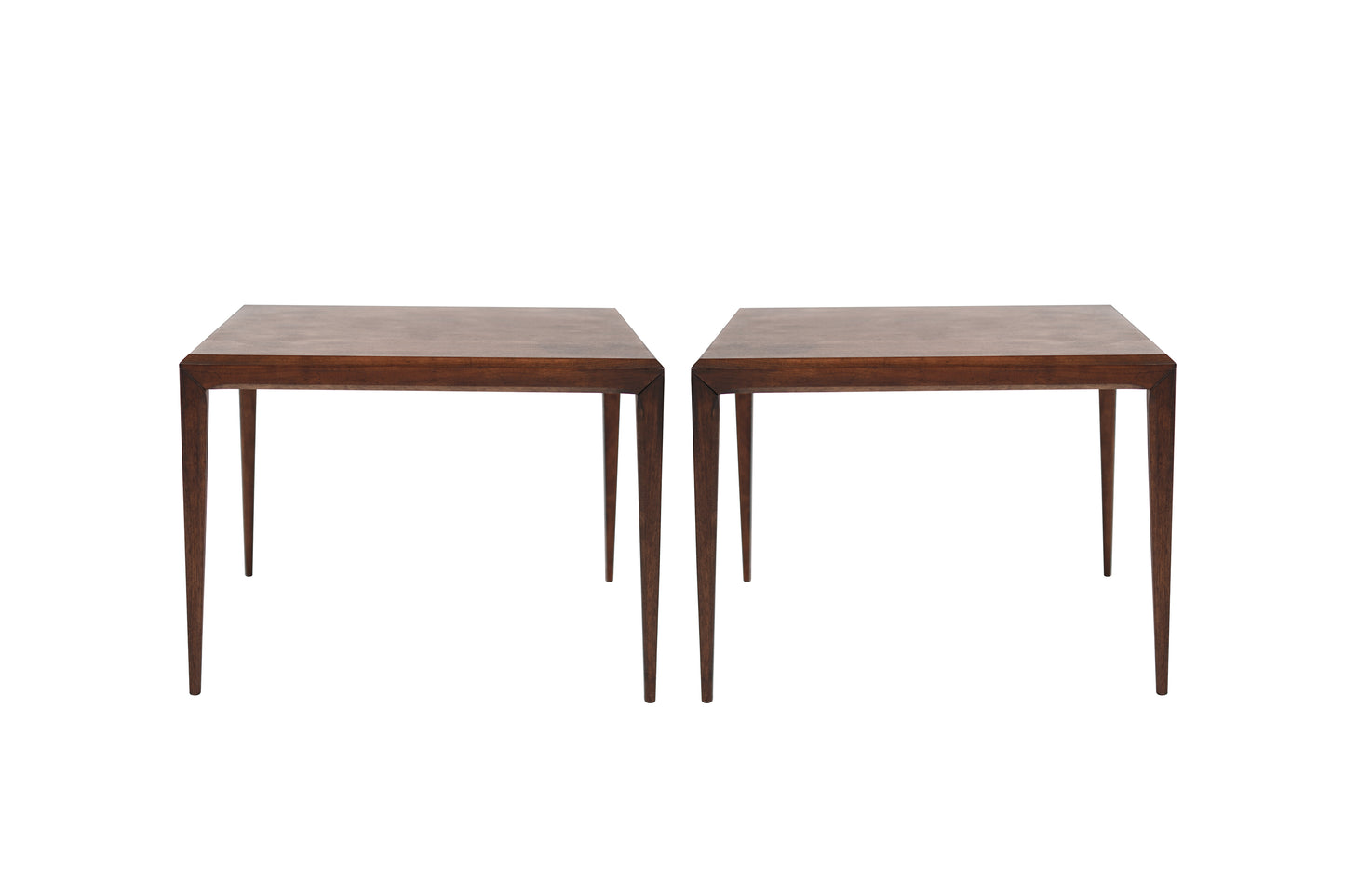 Large-Scale Teak End Tables by Johannes Andersen, Denmark, C. 1950s