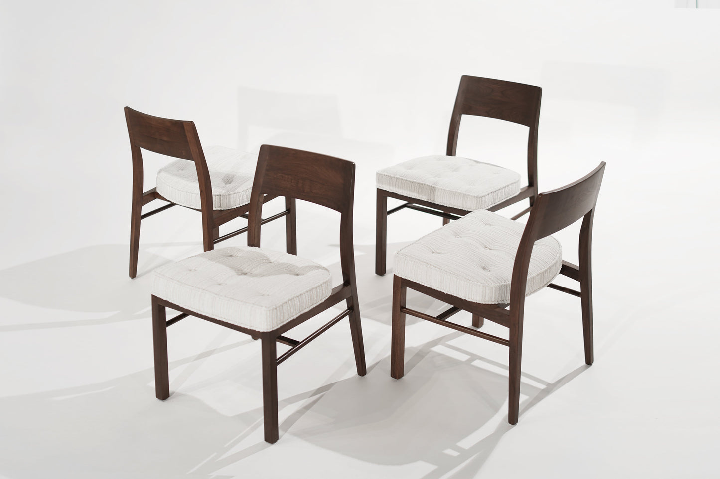 Edward Wormley for Dunbar Expandable Game Table W/ Chairs, C. 1950s