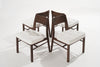 Edward Wormley for Dunbar Expandable Game Table W/ Chairs, C. 1950s
