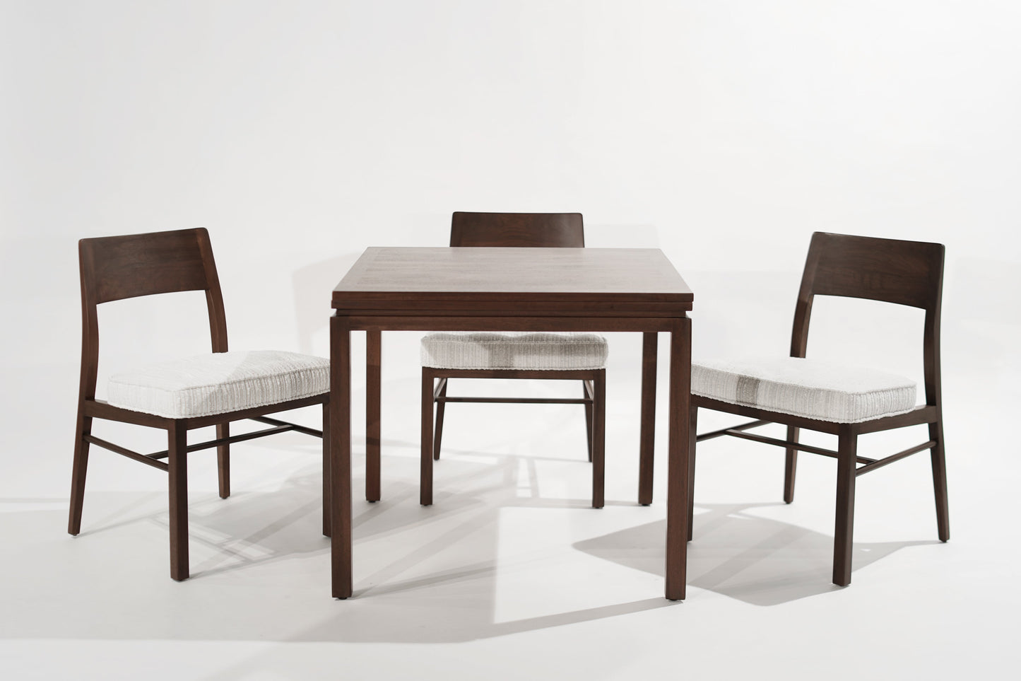 Edward Wormley for Dunbar Expandable Game Table W/ Chairs, C. 1950s