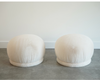 Set of Swivel Poufs Ottomans by Directional, 1970s