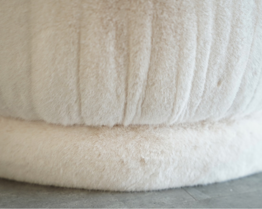 Set of Swivel Poufs Ottomans by Directional, 1970s