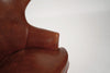 Vintage Wingback Chair in Cognac Leather, C. 1950s