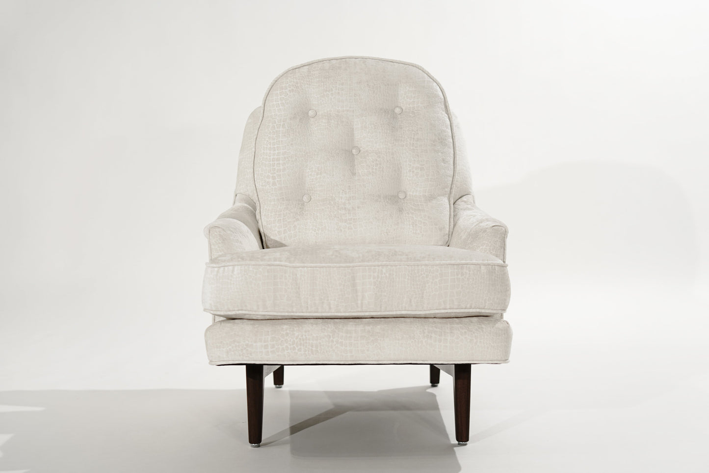 Edward Wormley for Dunbar Janus Collection Chair and Footstool, C. 1950s