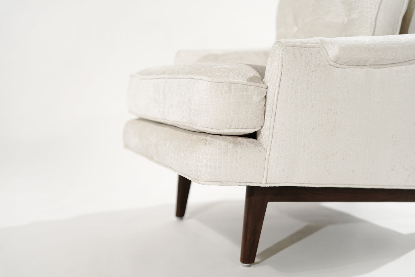 Edward Wormley for Dunbar Janus Collection Chair and Footstool, C. 1950s