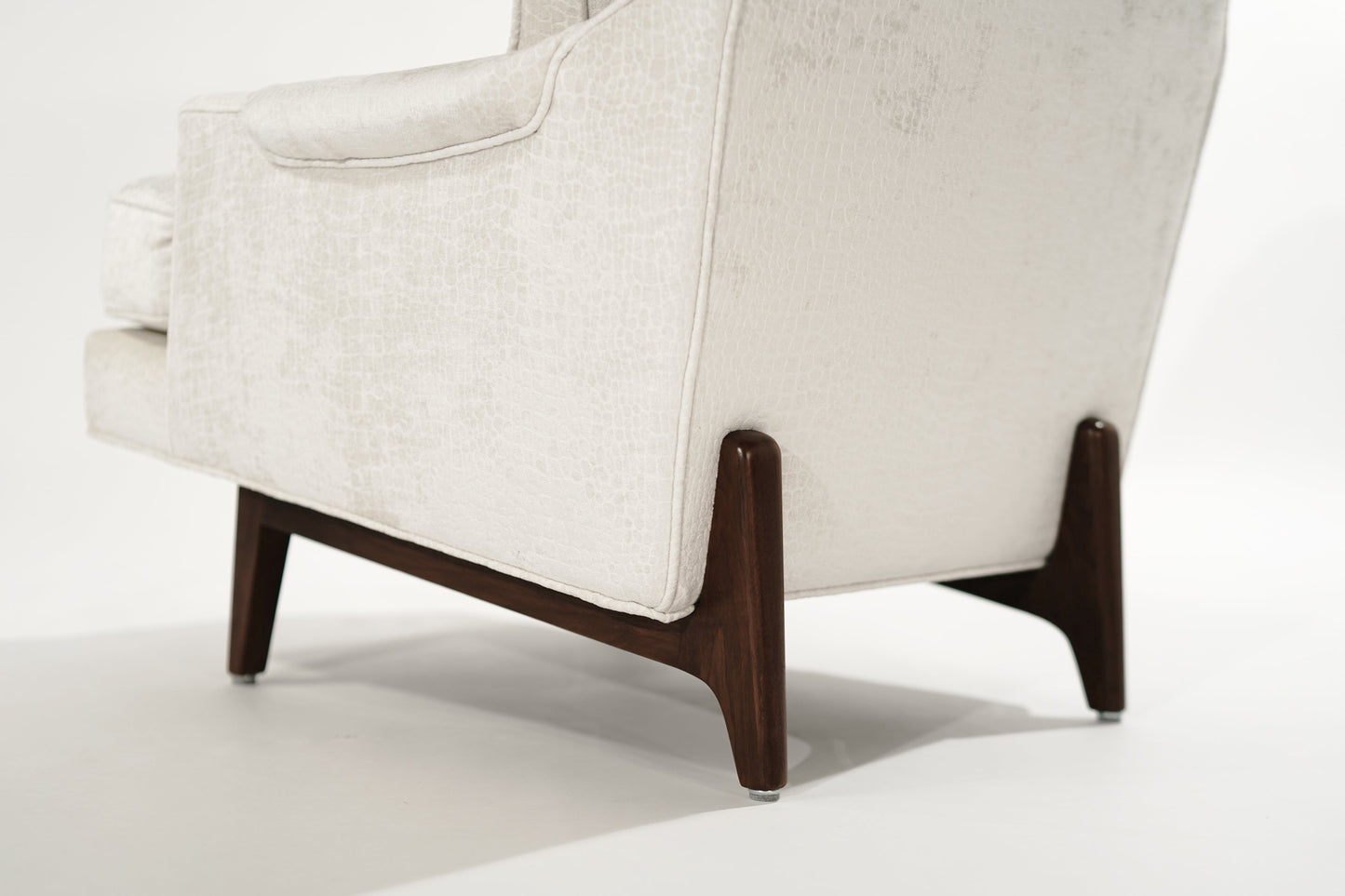 Edward Wormley for Dunbar Janus Collection Chair and Footstool, C. 1950s