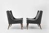 Set of Slipper Chairs by Selig in Plush Mohair, C. 1950s