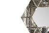 Large Hexagonal Antiqued Mirror