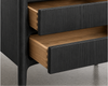 Floatline Nightstand in Blackout Oak
