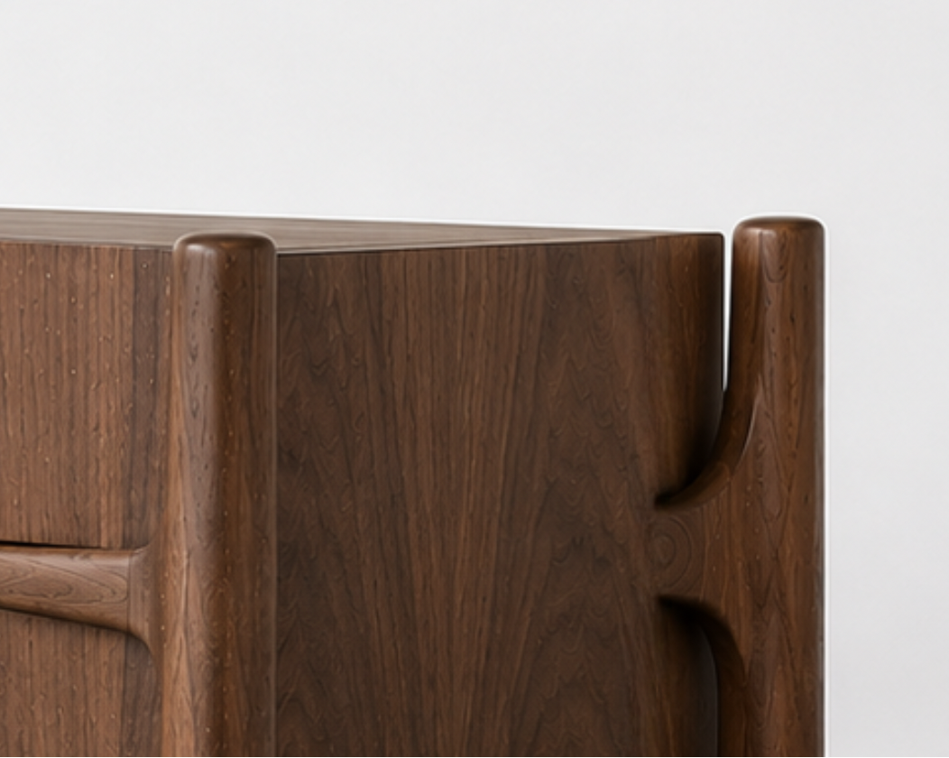 Floatline Nightstand in Special Walnut