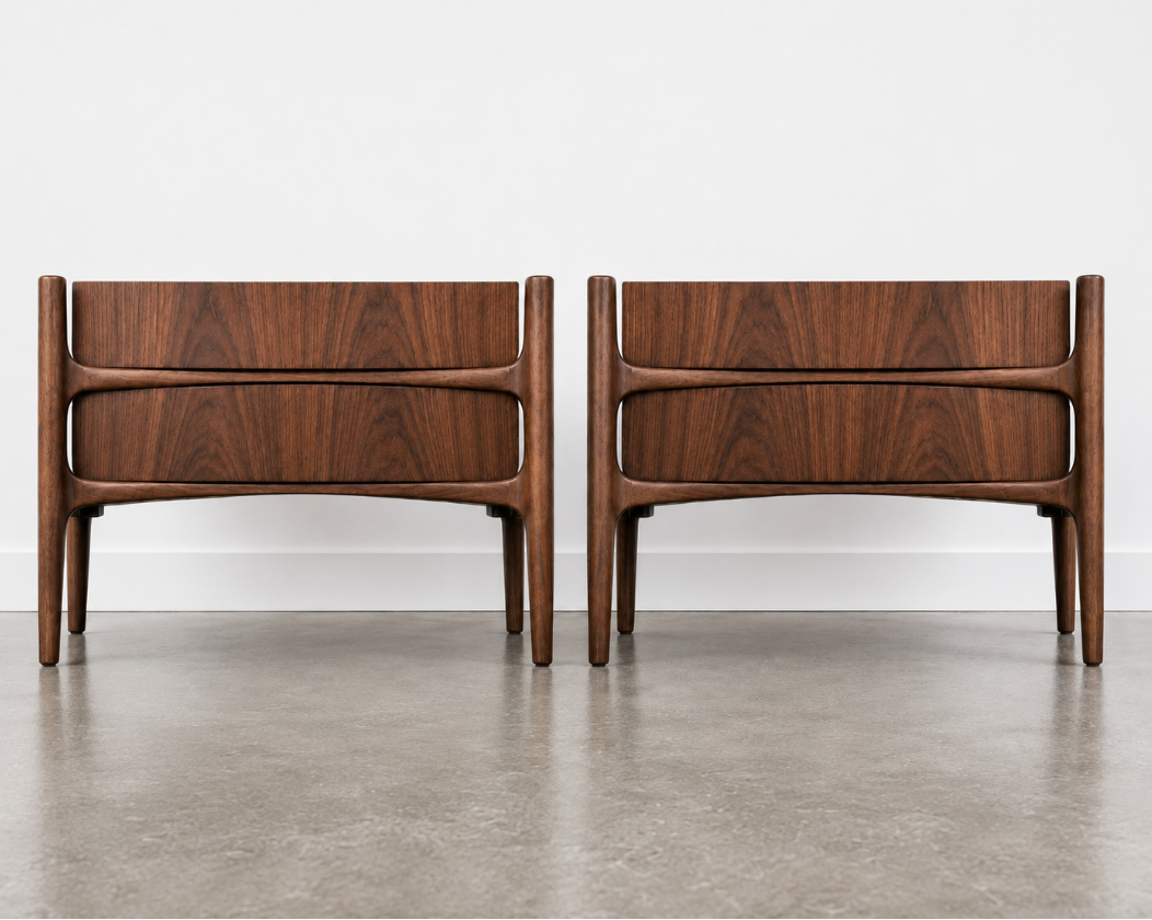 Floatline Nightstand in Special Walnut