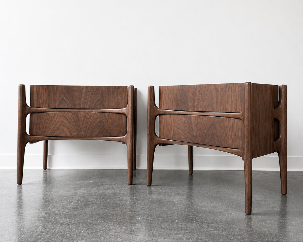 Floatline Nightstand in Special Walnut