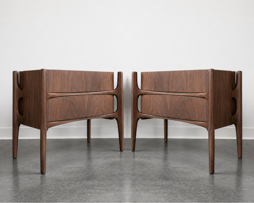 Floatline Nightstand in Special Walnut