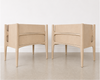 Floatline Nightstand in White Oak