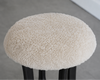FORMA Stool in Blackout Oak and Shearling