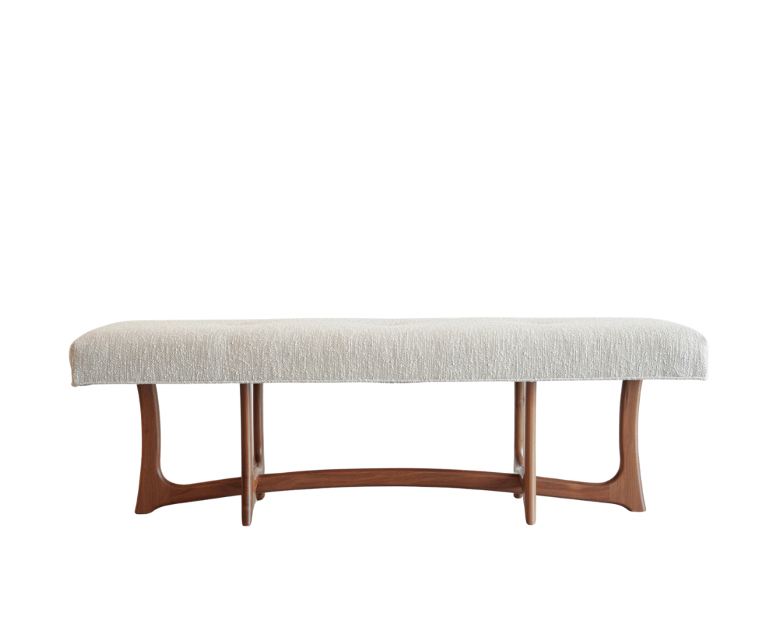 Forma Bench Series 60 in Natural Walnut