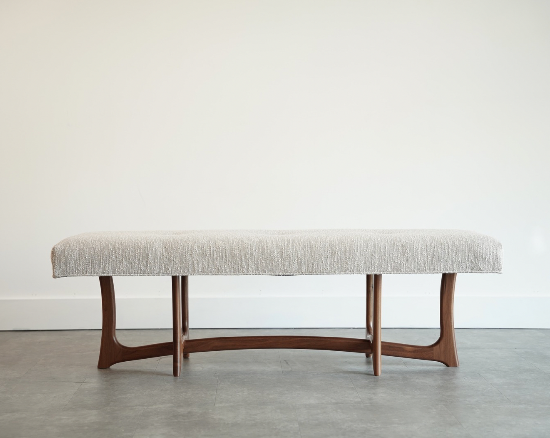 Forma Bench Series 60 in Natural Walnut