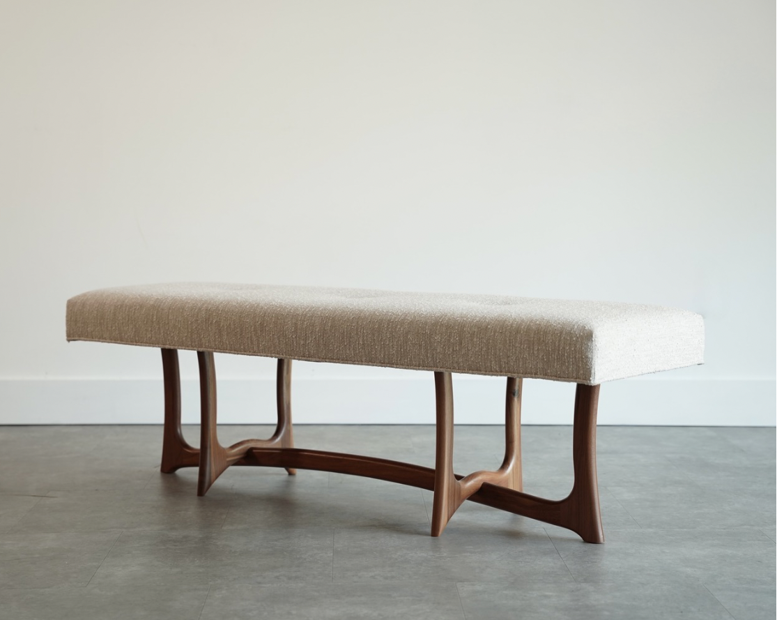 Forma Bench Series 60 in Natural Walnut