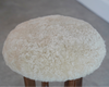 FORMA Stool in Special Walnut and Shearling