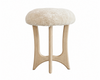 FORMA Stool in White Oak and Shearling