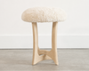 FORMA Stool in White Oak and Shearling