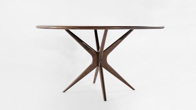 Gazelle Dining Table Series 48 in Special Walnut