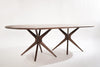 Gazelle Dining Table in Natural Walnut Oval