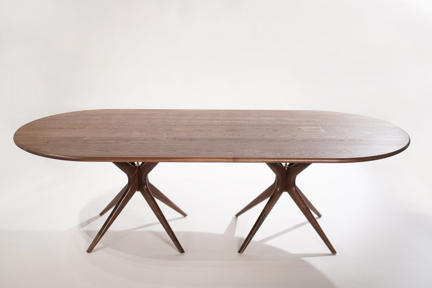 Gazelle Dining Table in Natural Walnut Oval