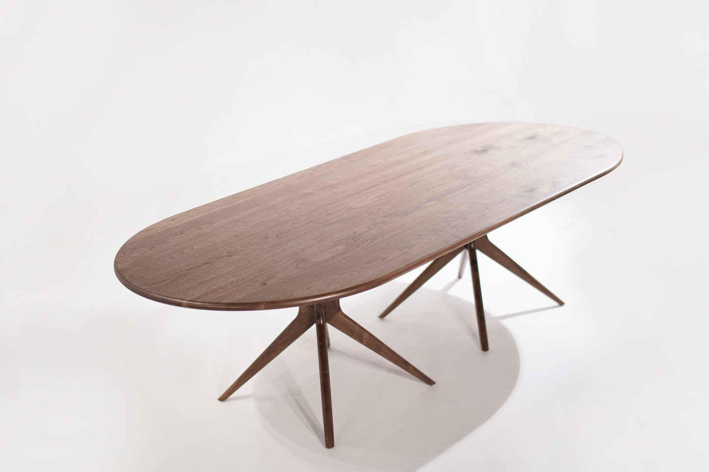 Gazelle Dining Table in Natural Walnut Oval
