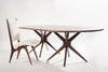 Gazelle Dining Table in Natural Walnut Oval