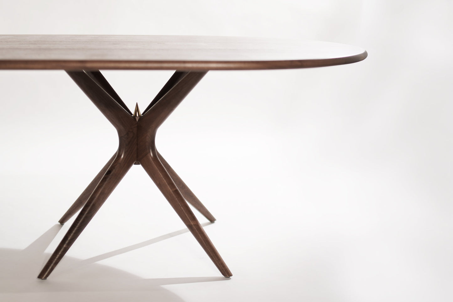 Gazelle Dining Table in Natural Walnut Oval