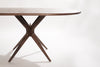 Gazelle Dining Table in Natural Walnut Oval