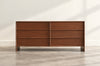 T.H. Robsjohn-Gibbings Thin-Line Walnut Dresser, C. 1950s