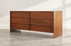 T.H. Robsjohn-Gibbings Thin-Line Walnut Dresser, C. 1950s