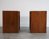 Walnut Thin Line Nighstands by T.H. Robsjohn-Gibbings, C. 1950s