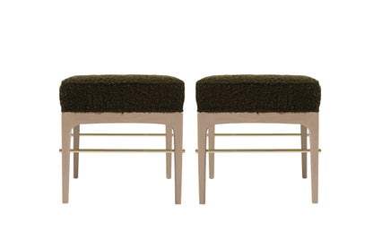 Linear Stools in White Oak Series 18