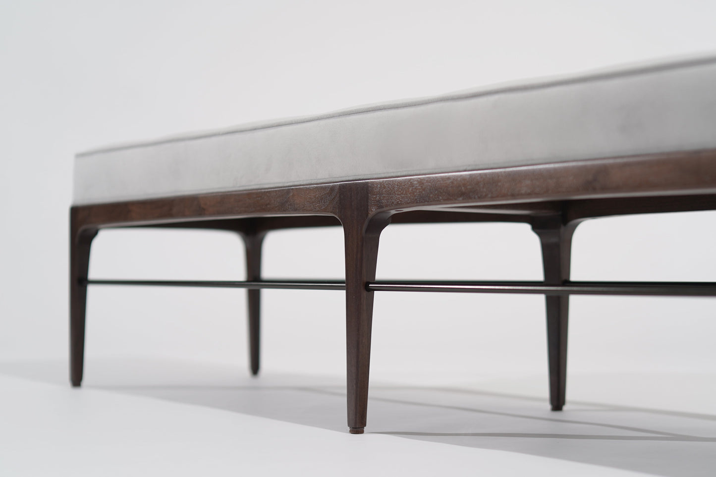 Linear Bench in Dark Walnut Series 72
