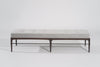 Linear Bench in Dark Walnut Series 72