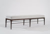 Linear Bench in Dark Walnut Series 72