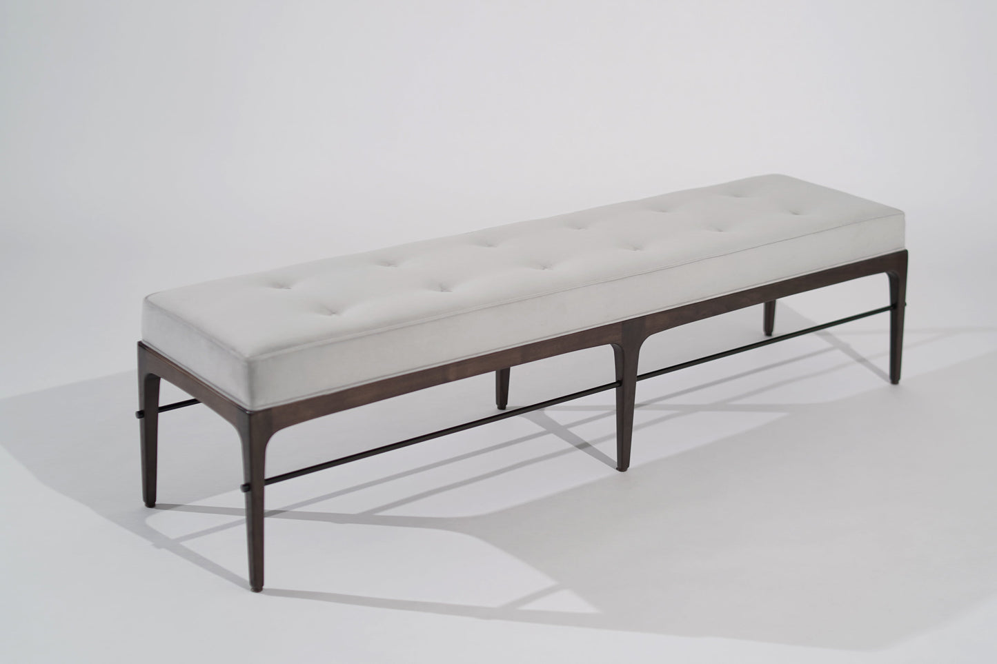 Linear Bench in Dark Walnut Series 72