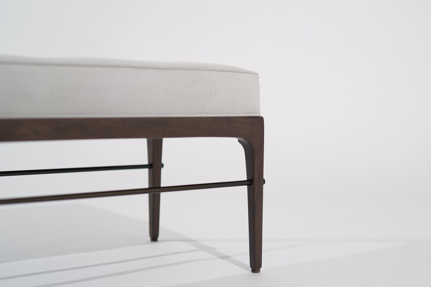 Linear Bench in Dark Walnut Series 72