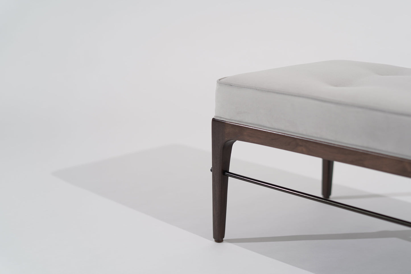 Linear Bench in Dark Walnut Series 72