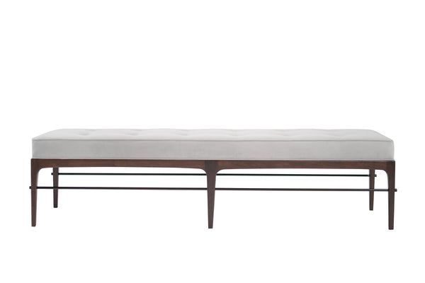 Linear Bench in Dark Walnut Series 72