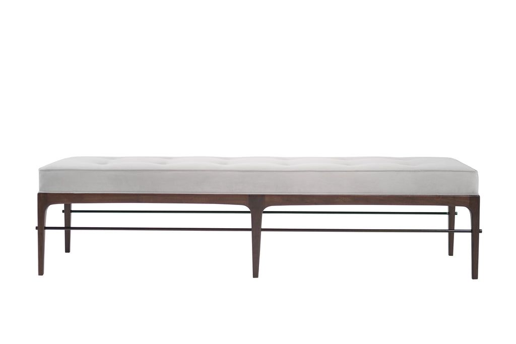 Linear Bench in Dark Walnut Series 72