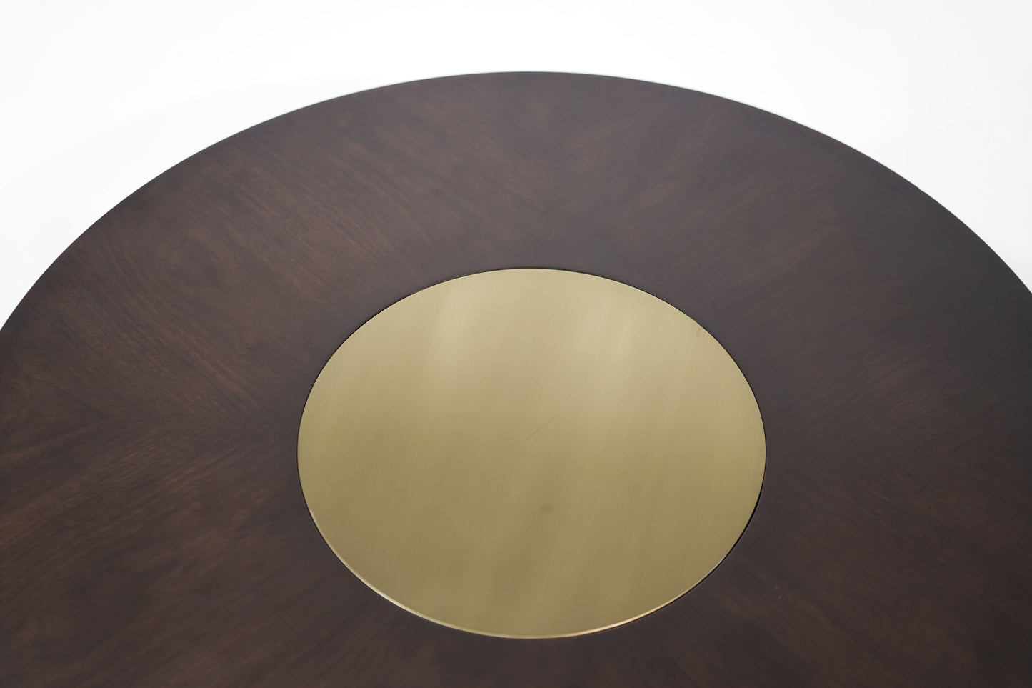 Walnut and Brass Coffee Table by Harvey Probber, C. 1950s