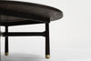 Walnut and Brass Coffee Table by Harvey Probber, C. 1950s