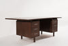 Executive Walnut Desk by Harvey Probber, C. 1950s